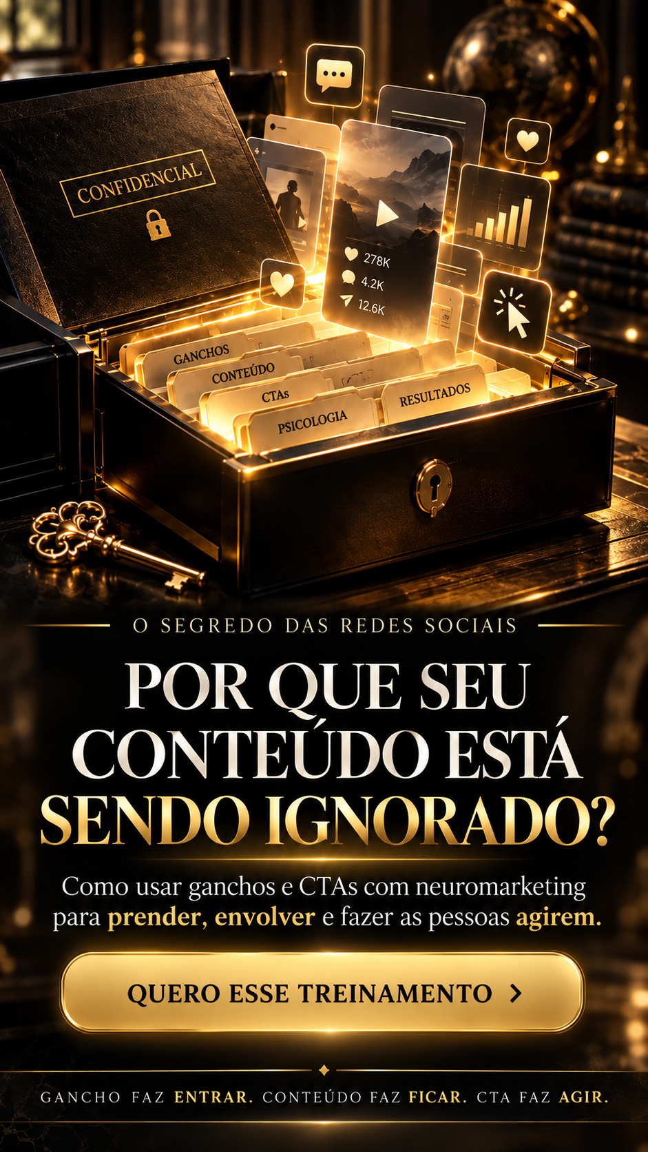 Apresentação do treinamento O Segredo das Redes Sociais.