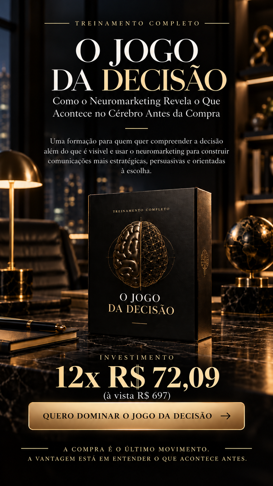 Treinamento completo O Jogo da Decisão por R$ 697.