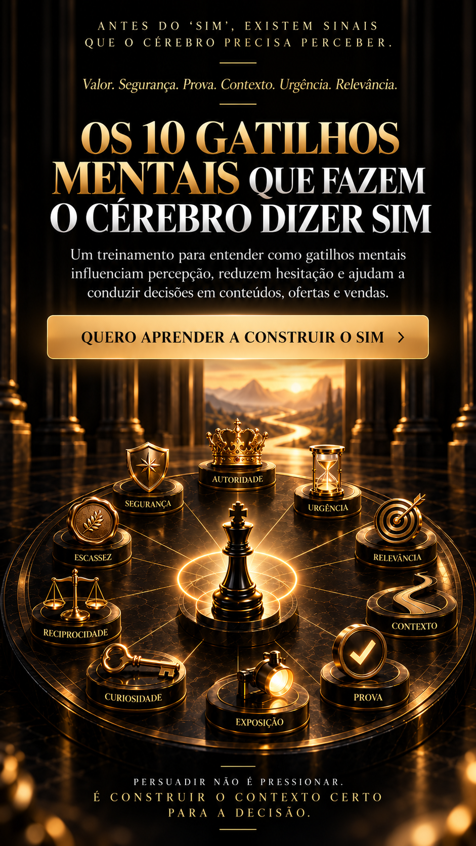 Apresentação do treinamento Os 10 Gatilhos Mentais.
