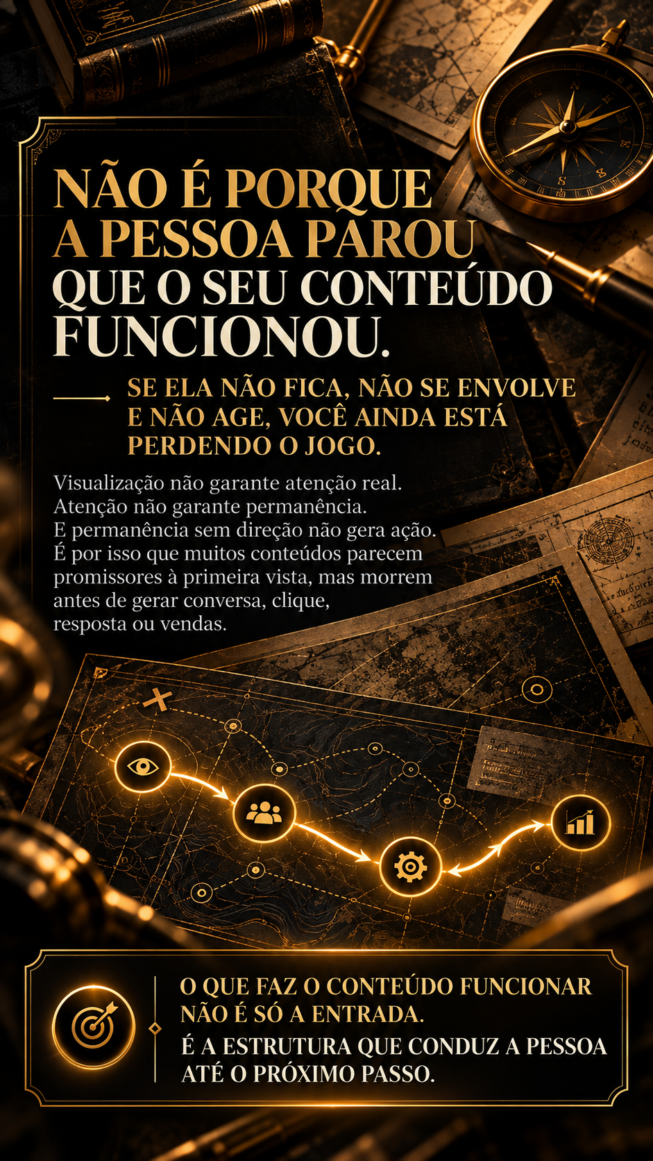 O mecanismo que transforma atenção em resultado nas redes sociais.