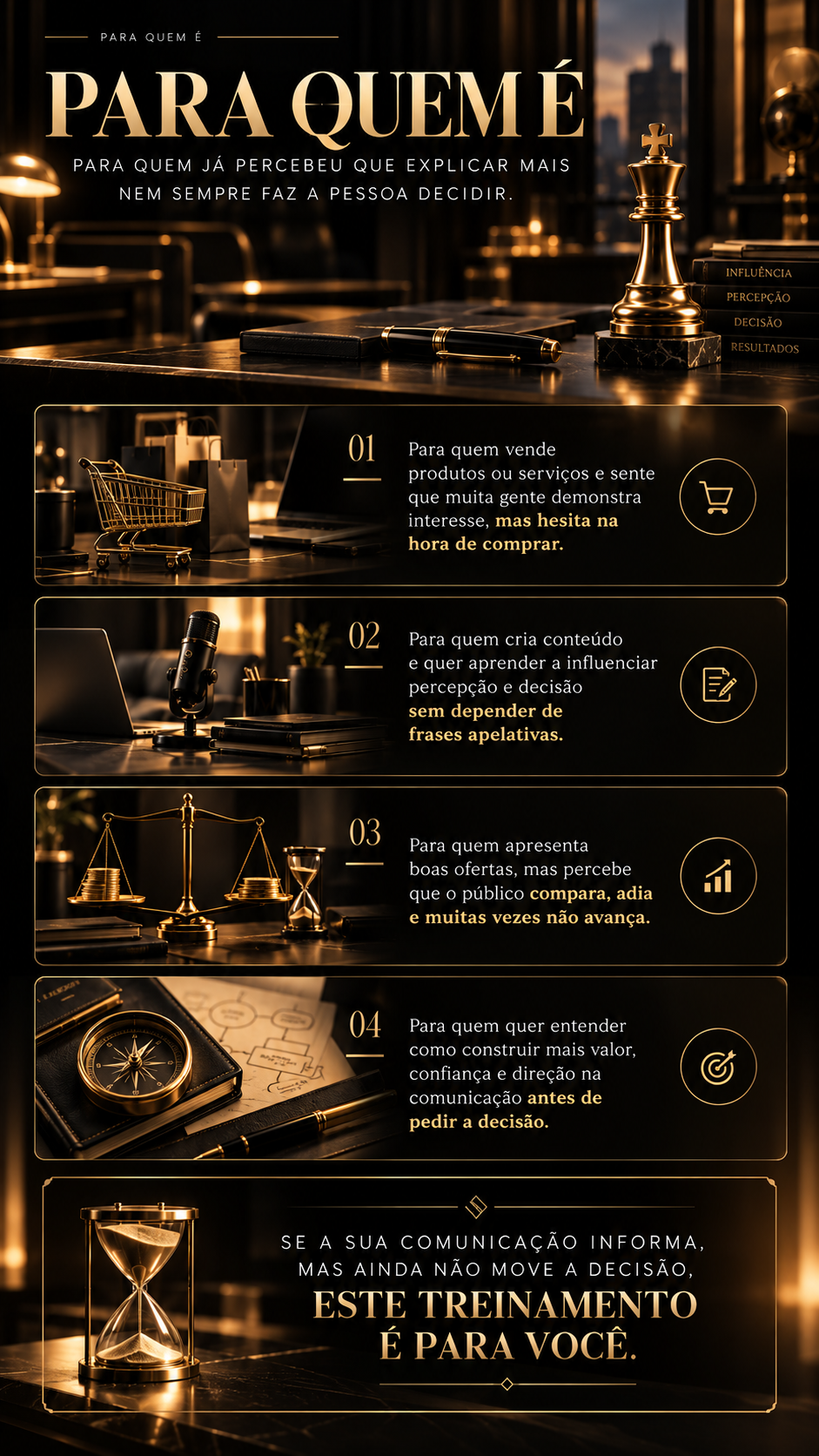 Para quem é o treinamento Os 10 Gatilhos Mentais.